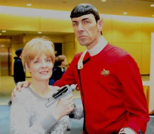 Susi with Spock Star Trek
