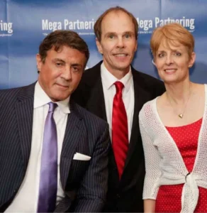 Susi with Rocky and Sylvester Stallone