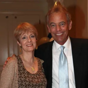 Susi with Hugh Hilton the Real Estate Tycoon