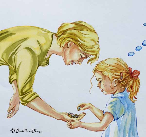 Little Treasures Illustrations art by Susi