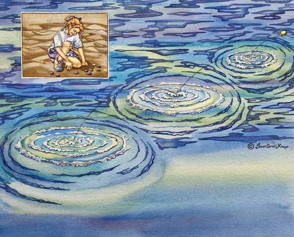Skipping Stones Illustrations art by Susi