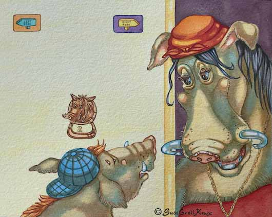 Who is it? Illustrations art by Susi