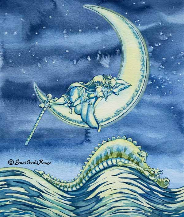 Night Moves Illustrations art by Susi