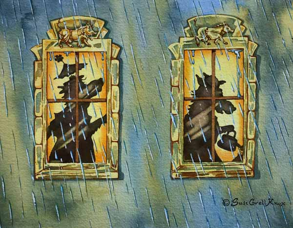 Stormy Night Illustrations art by Susi