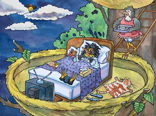 Get Well Illustrations art by Susi