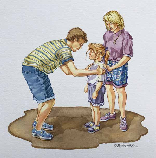 Family Talk Illustrations art by Susi