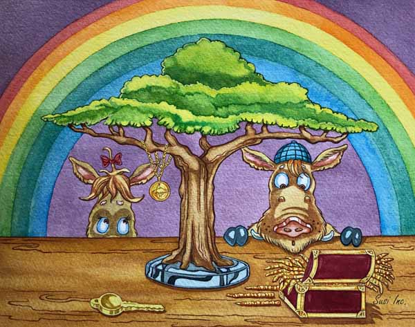 Hunting Treasures Illustrations art by Susi