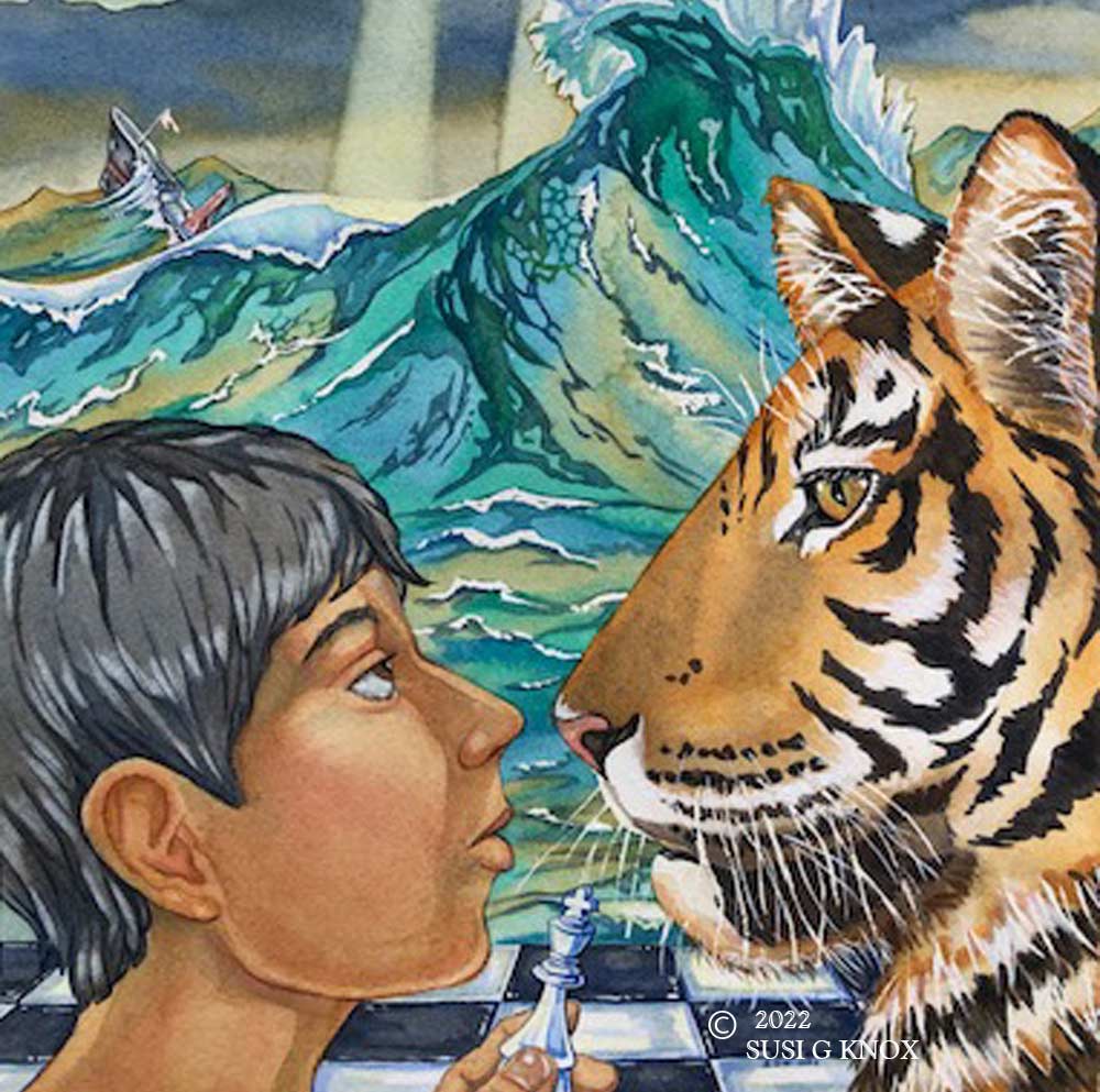 Life of Pi Illustrations art by Susi