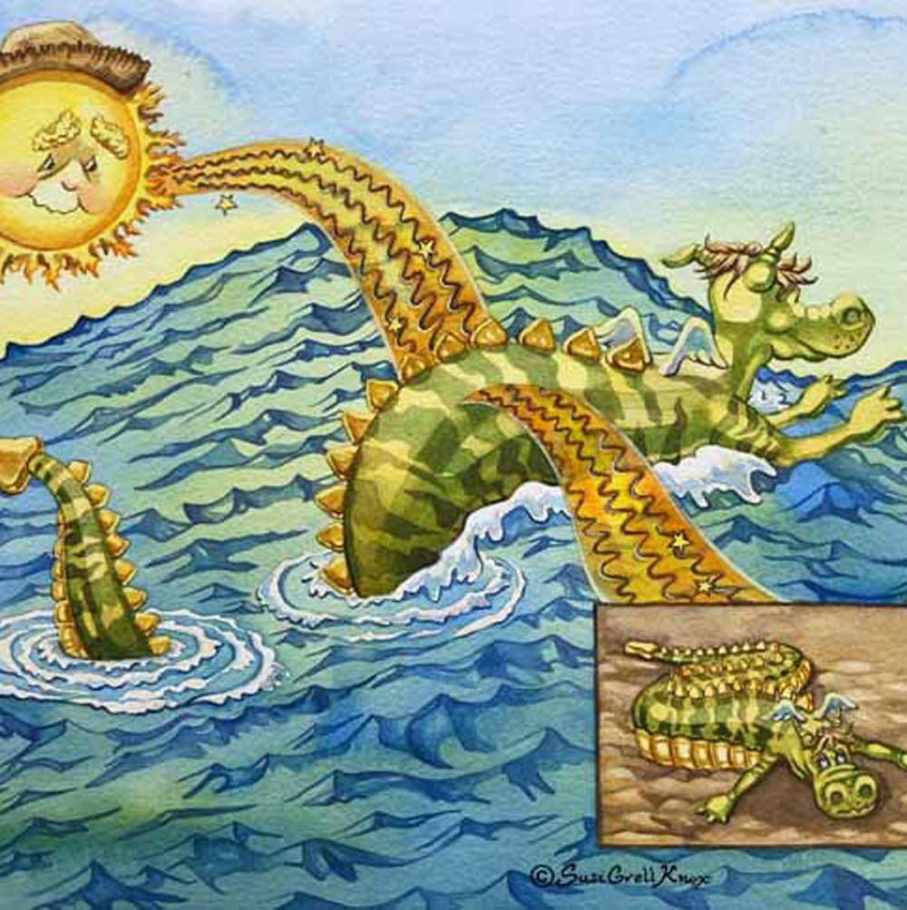 Stormy Sea Illustrations art by Susi