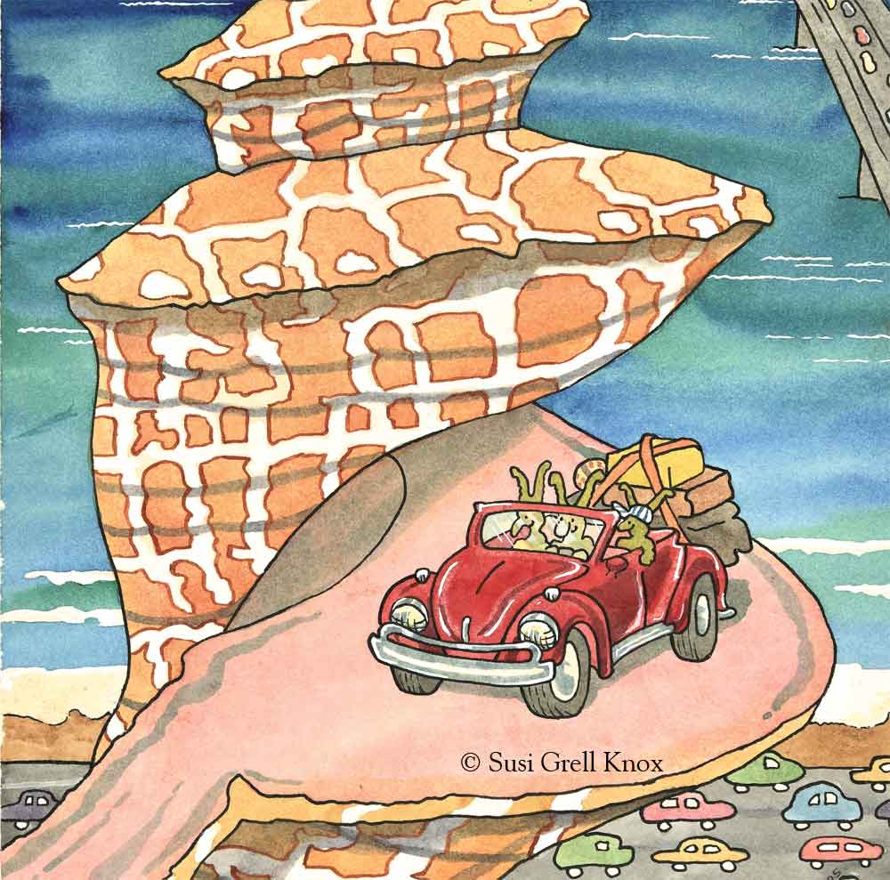 The Vacation Illustrations art by Susi