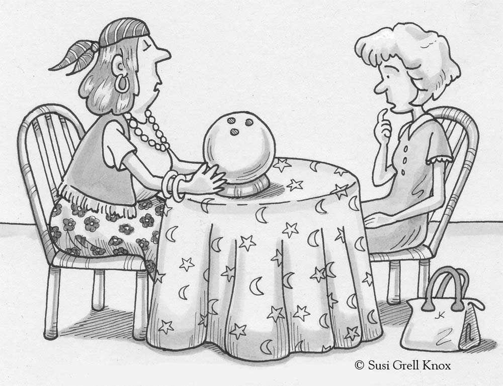 “What…I Bowl on Tuesdays” Cartoon